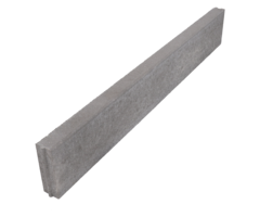 Betonband 5x15x100 cm grijs