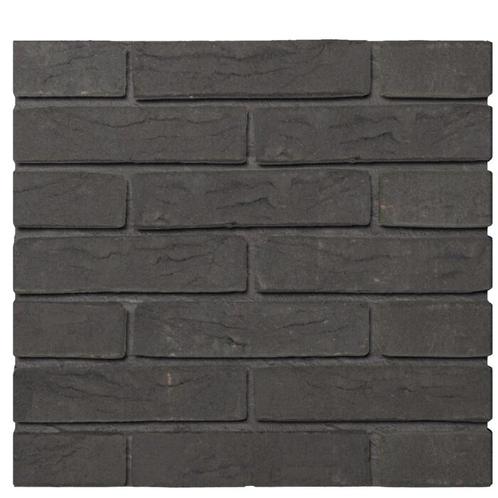 Gevelsteen Zwart Handvorm WF