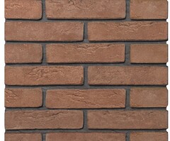 Gevelsteen Rood/Paars Genuanceerd WF Handvorm