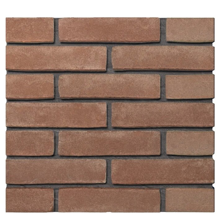 Gevelsteen Rood/Bruine klinker WF Vormbak