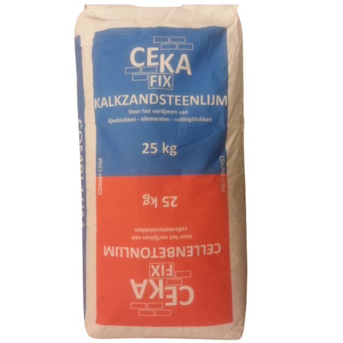 CEKA-FIX Kalkzandsteen- en Cellenbetonlijm, zak à 25 kg