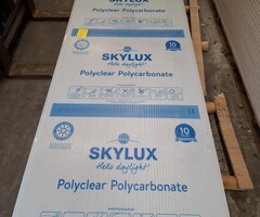 4x Polycarbonaat Kanaalplaat 16 mm Opaal