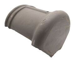 Halfronde begin-/eindvorst Vario Blauw gesmoord