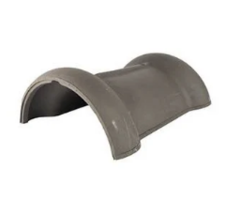 Halfronde vorst Vario met dubbele wel Blauw gesmoord