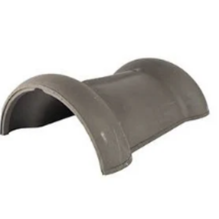 Halfronde vorst Vario met dubbele wel Blauw gesmoord