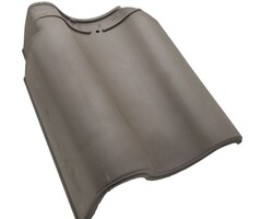 OVH linker gevelpan blauw gesmoord