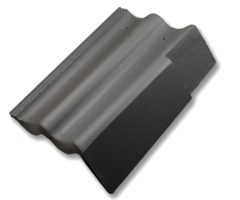 Sneldek gevelpan rechts Antraciet