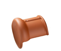 Halfronde begin-/eindvorst Vario Natuurrood