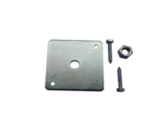 Stelplaat betonpoer 10,5x10,5x0,6 cm Verzinkt