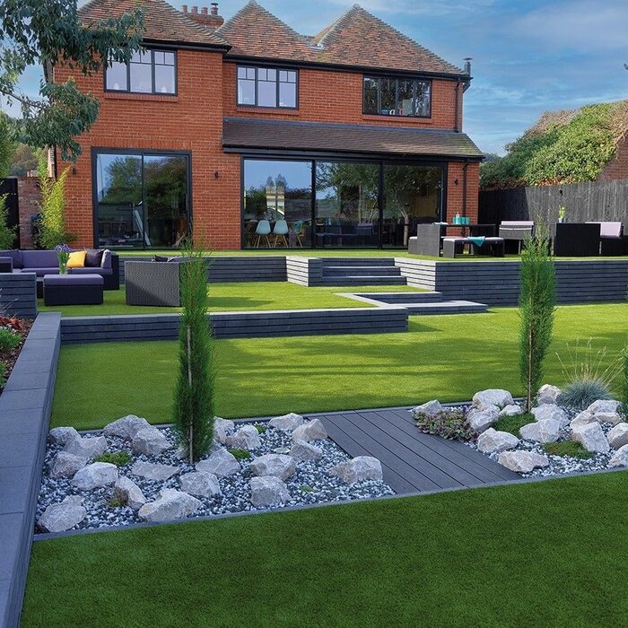 Gardenlux Kunstgras Cloud Grass 4mtr. breed poolhoogte 38mm - Afname per 4 m2