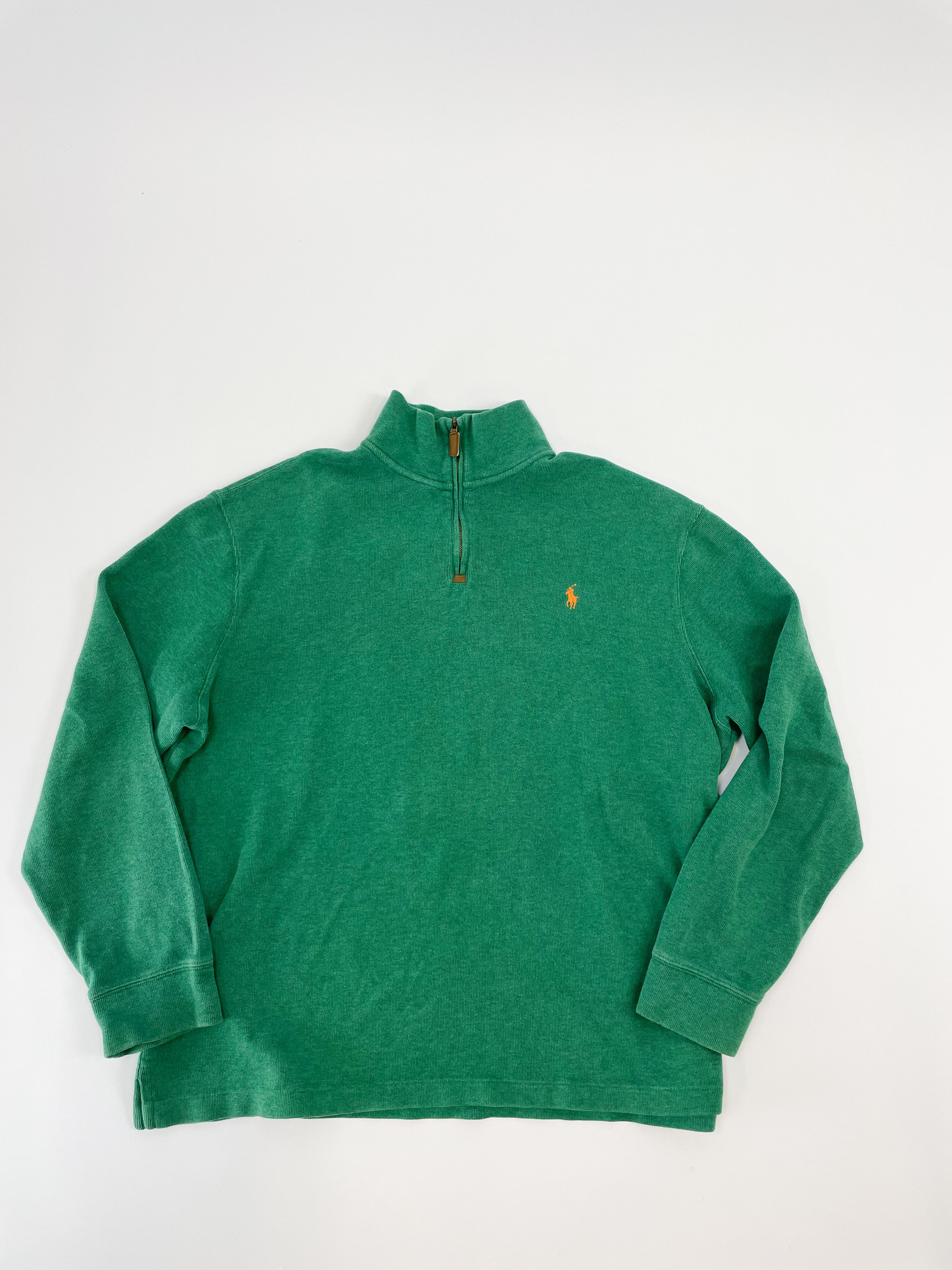 Ralph Lauren 1/4 Zipper Green - 2XL (Fits L)