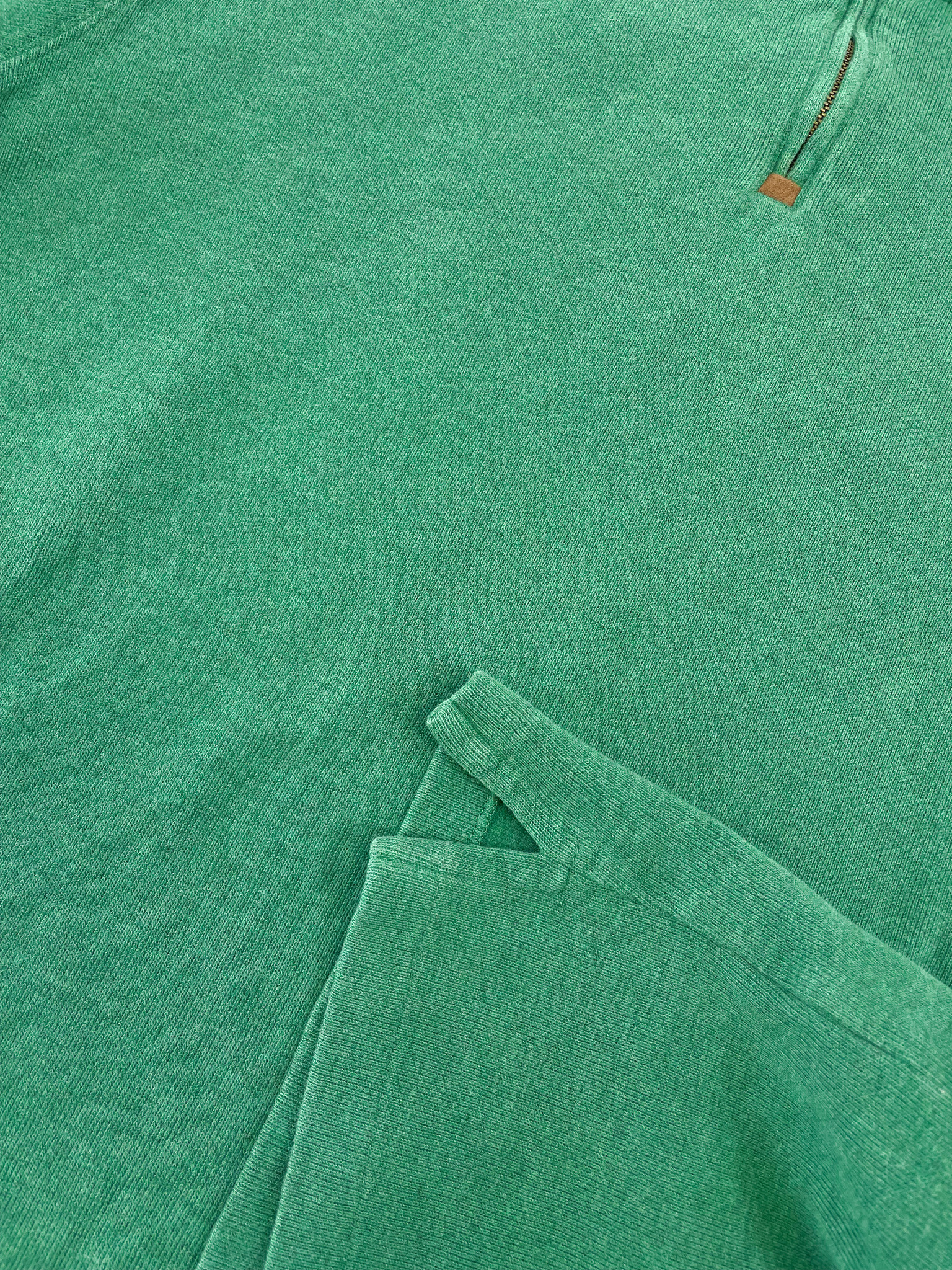 Ralph Lauren 1/4 Zipper Green - 2XL (Fits L)