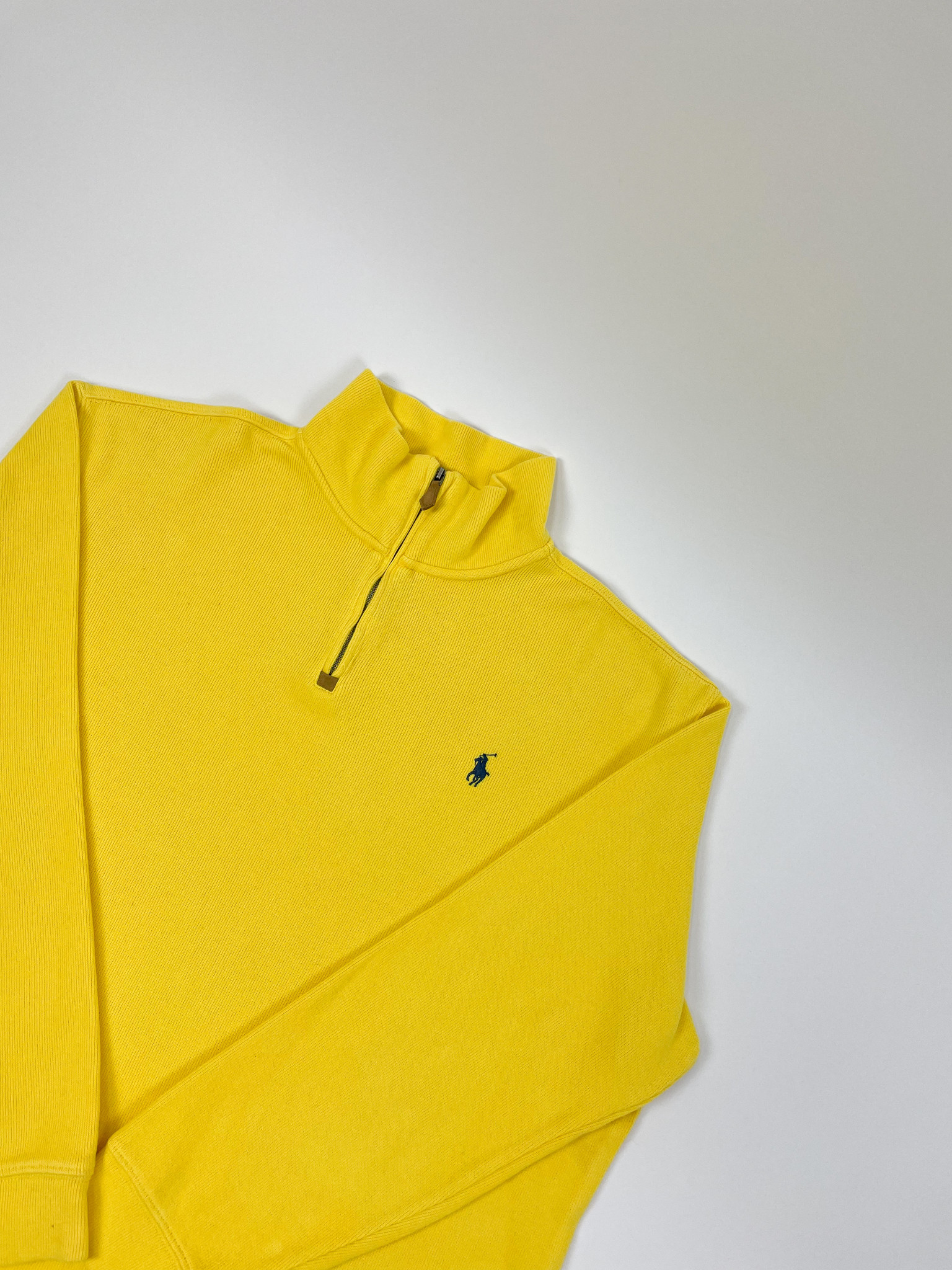 Ralph Lauren 1/4 Zipper Yellow - L