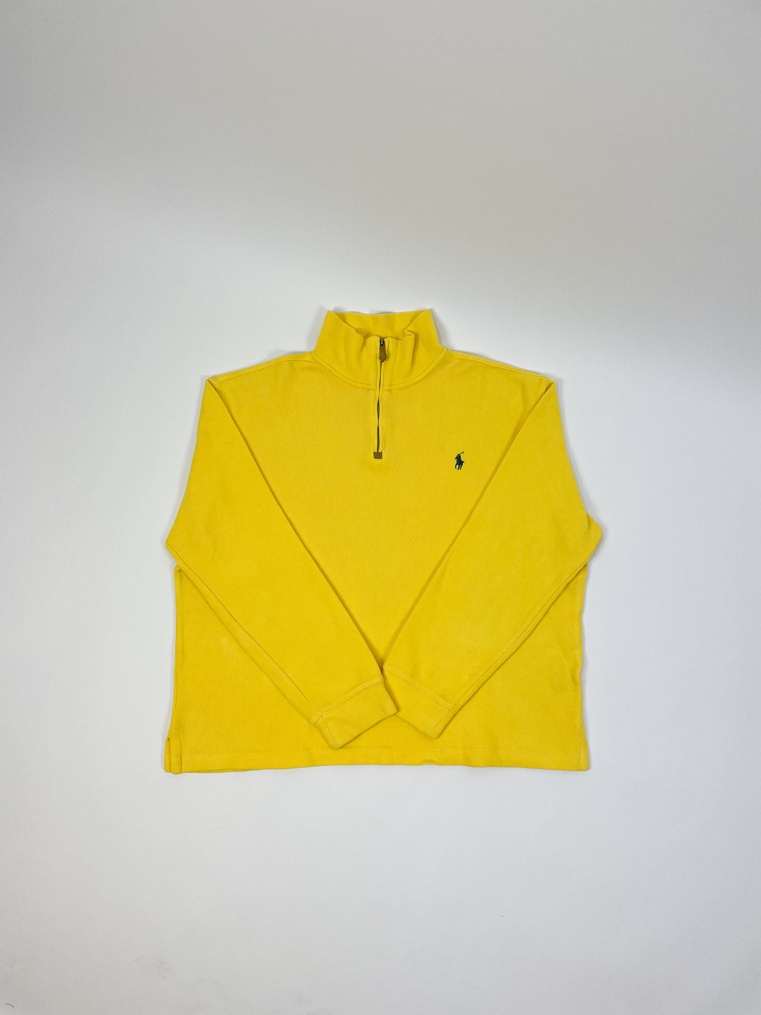 Ralph Lauren 1/4 Zipper Yellow - L
