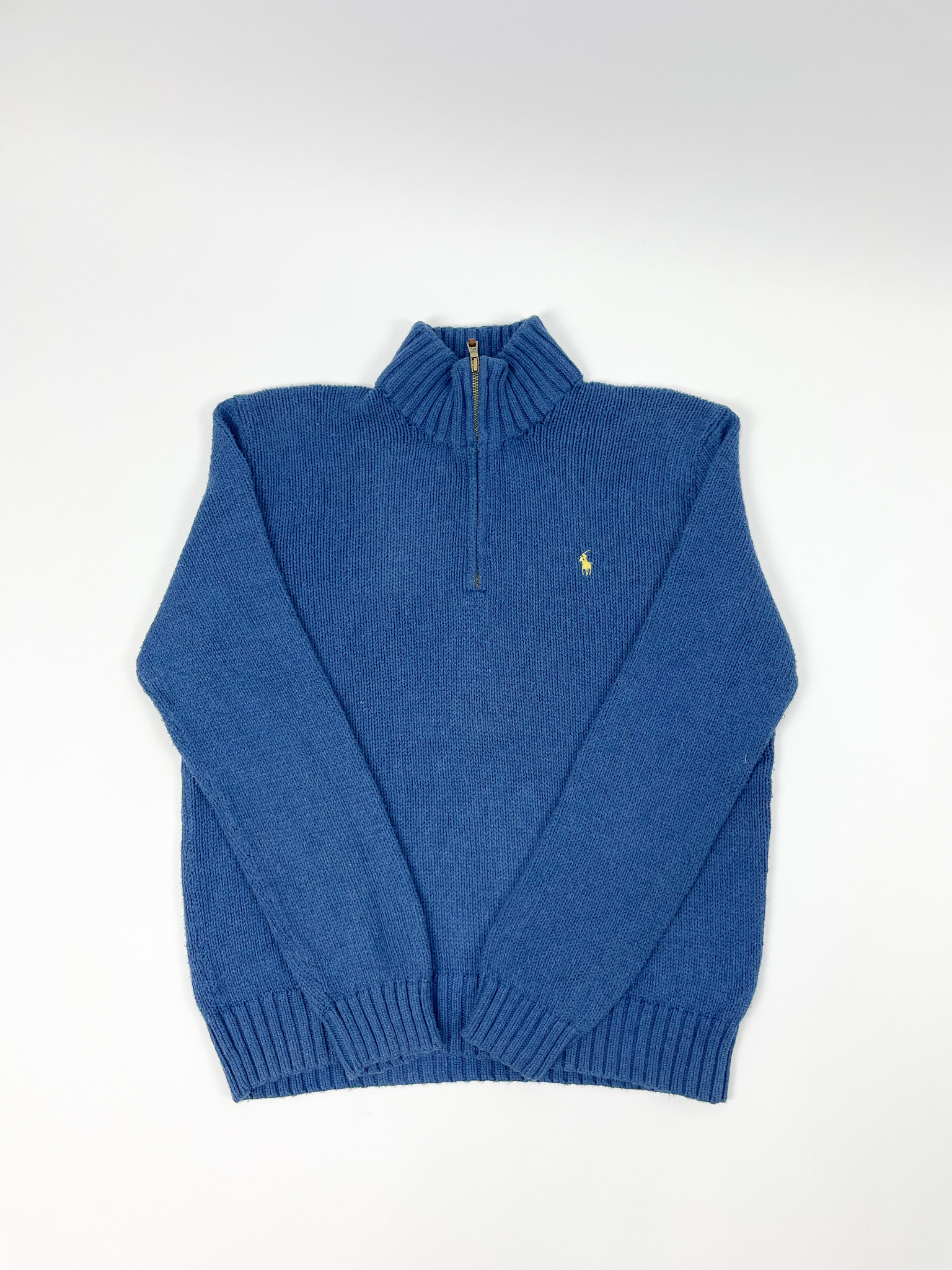 Ralph Lauren 1/4 Zipper Blue - L (Fits M)