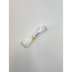 Zneakrs White Flat Laces