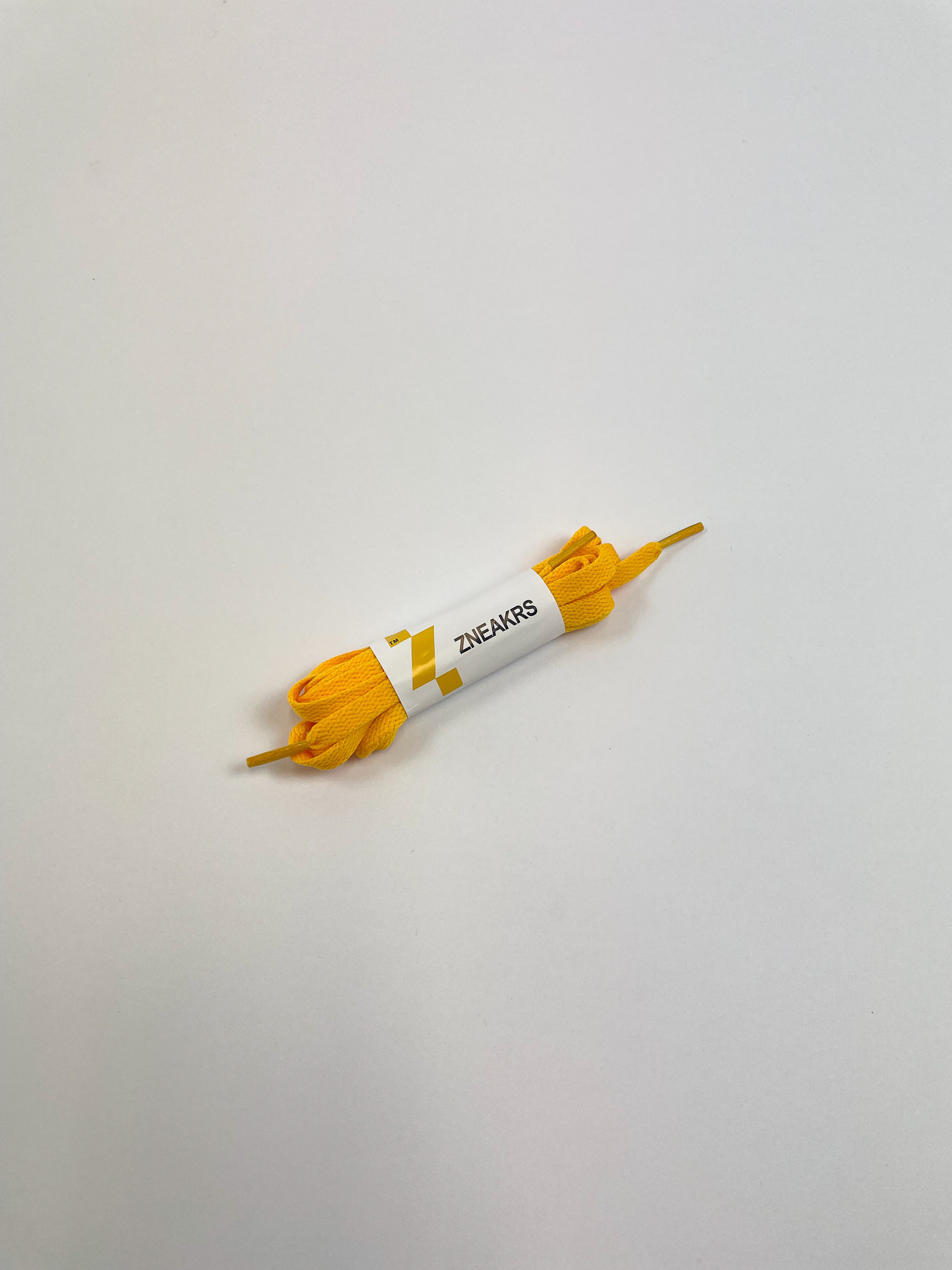 Zneakrs Union Yellow Flat Laces