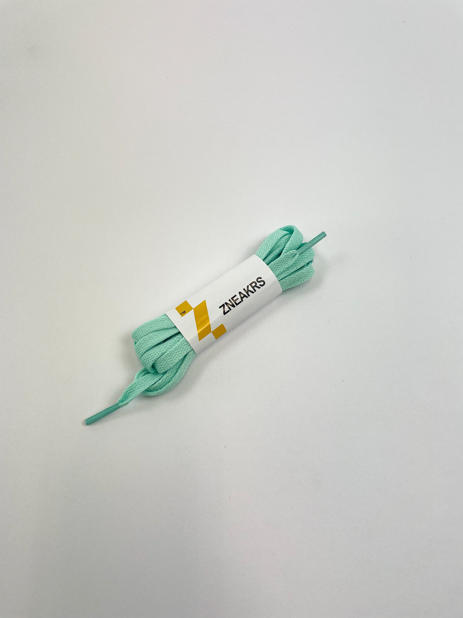 Zneakrs Aqua Flat Laces