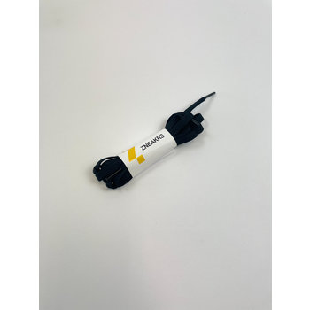 Zneakrs Black Flat Laces