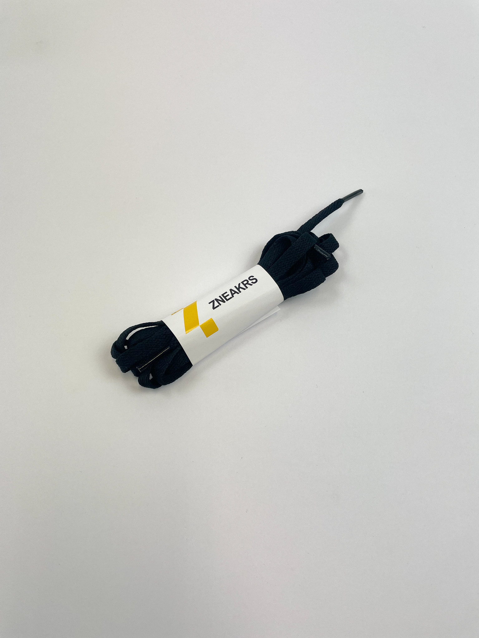 Zneakrs Black Flat Laces