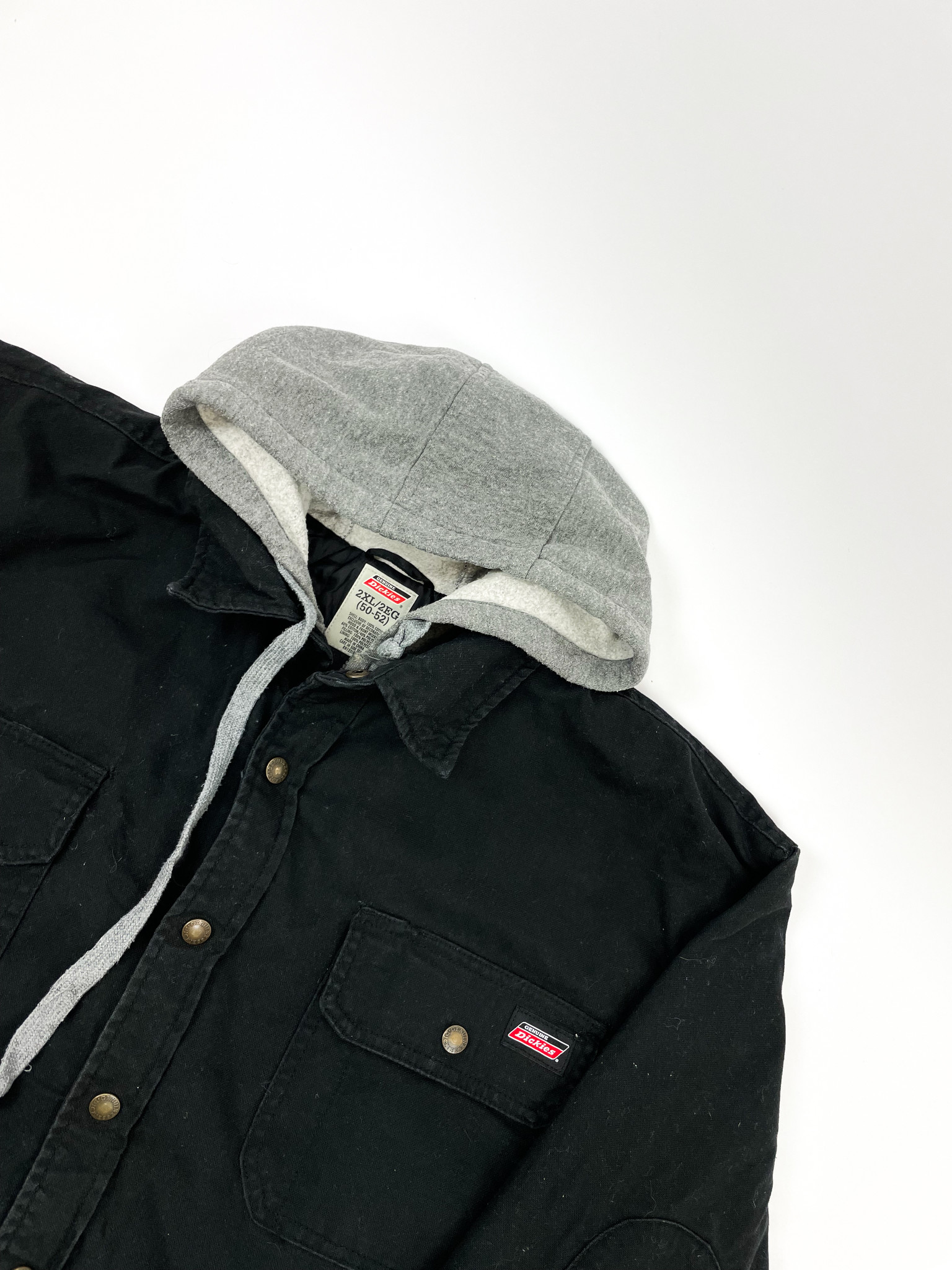 Dickies  Black Hooded Vest - 2XL (Fits XL)