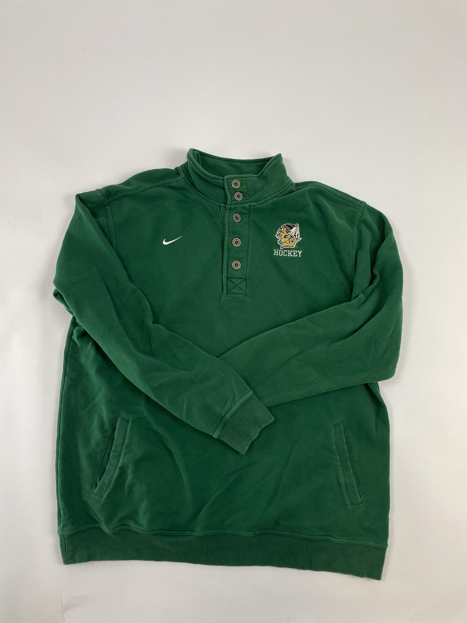 Nike Hockey Polo Sweatshirt L/S - XL