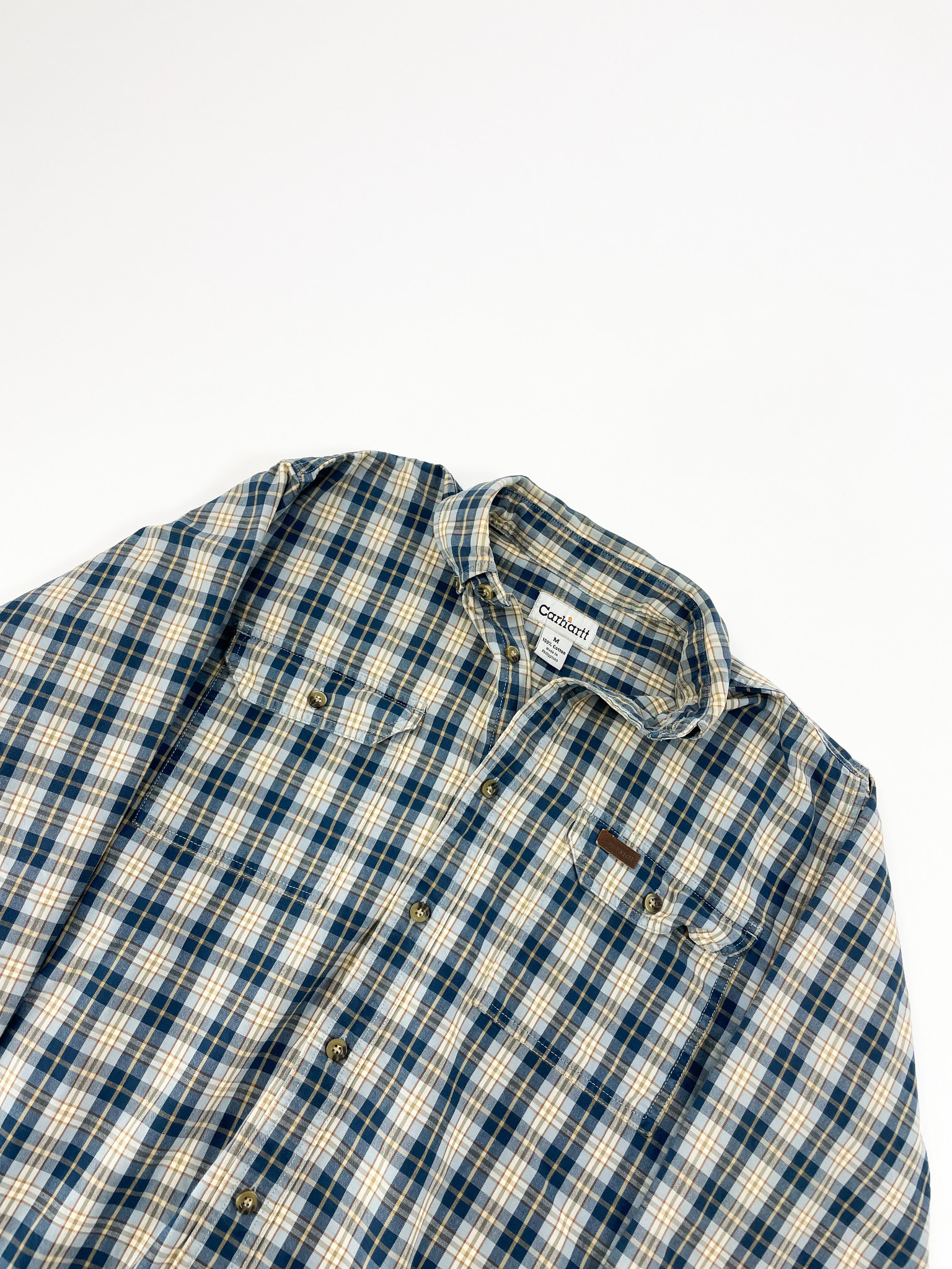 Carhartt Blue shirt M (Fits L)