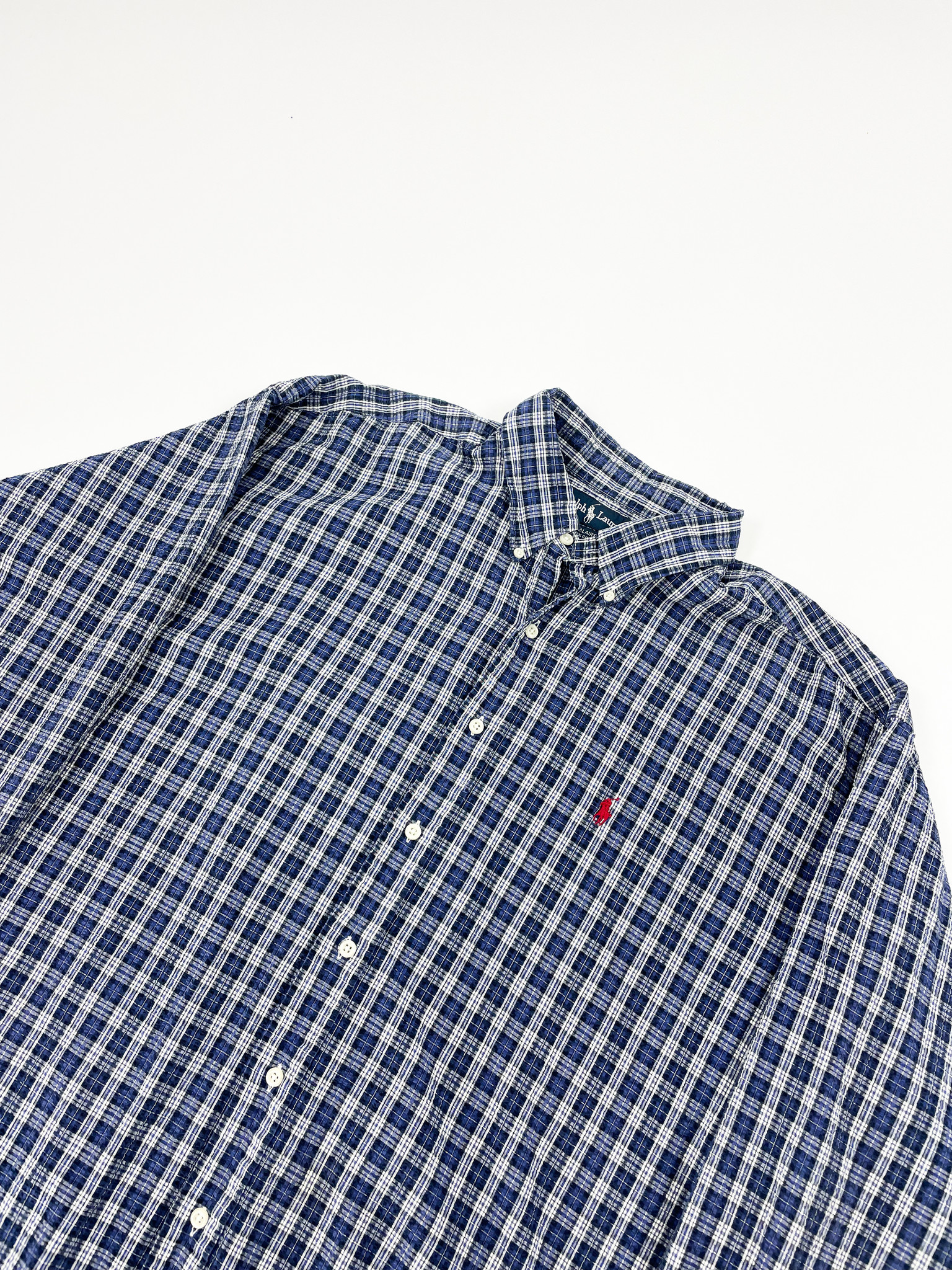 Ralph Lauren Red horse blue shirt 2XL