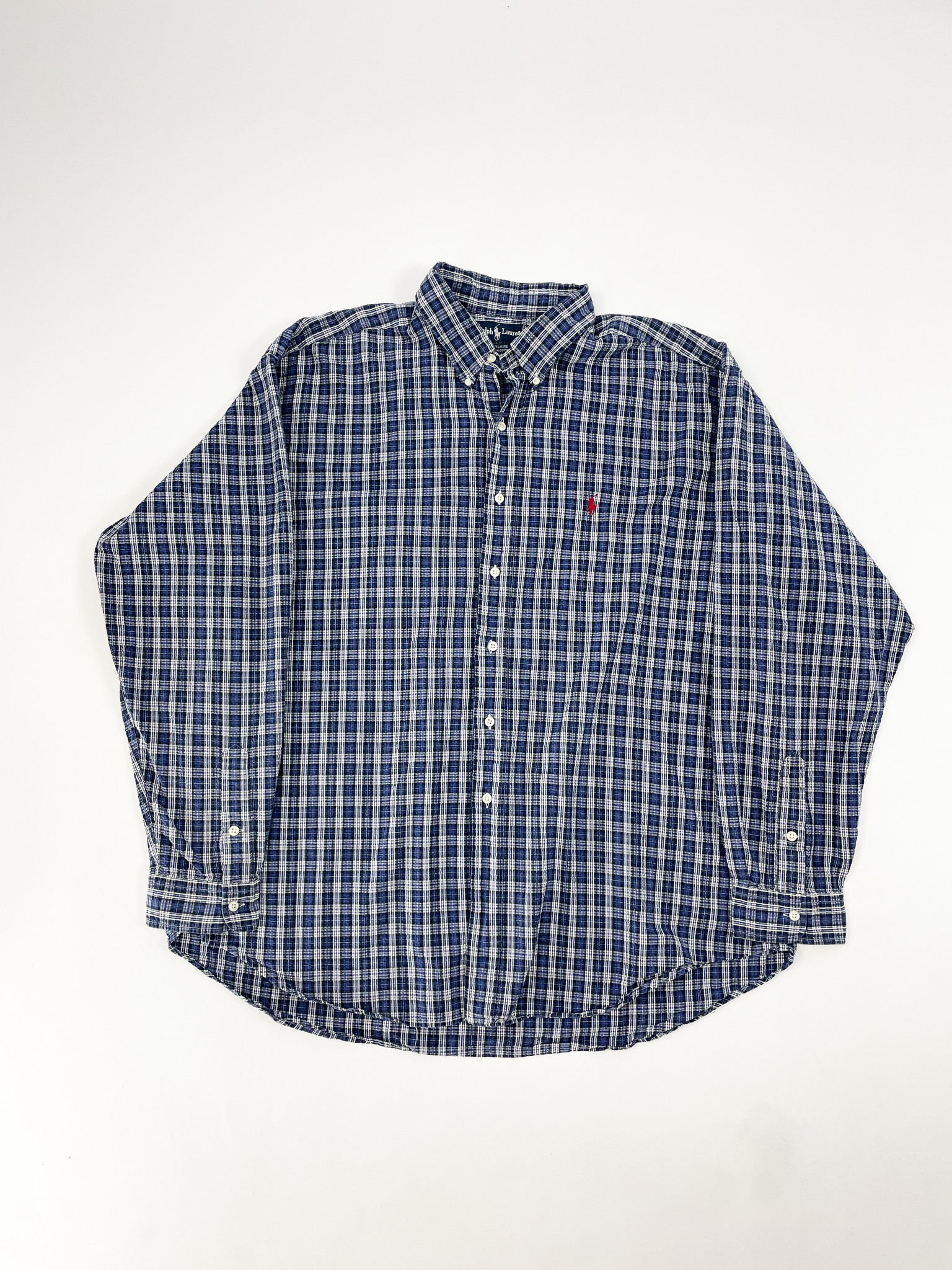 Ralph Lauren Red horse blue shirt 2XL