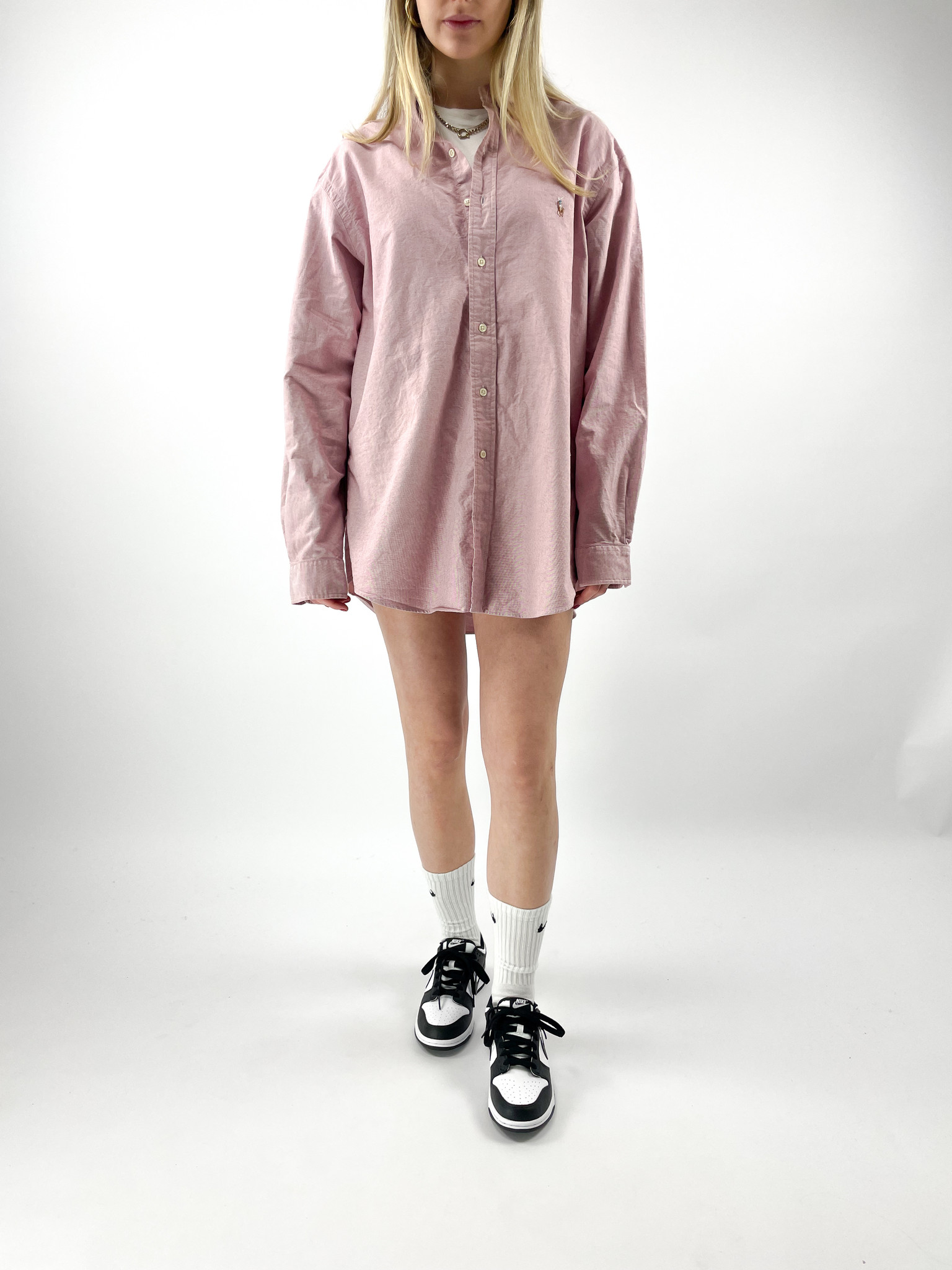 Ralph Lauren Coloured horse pink shirt L/XL