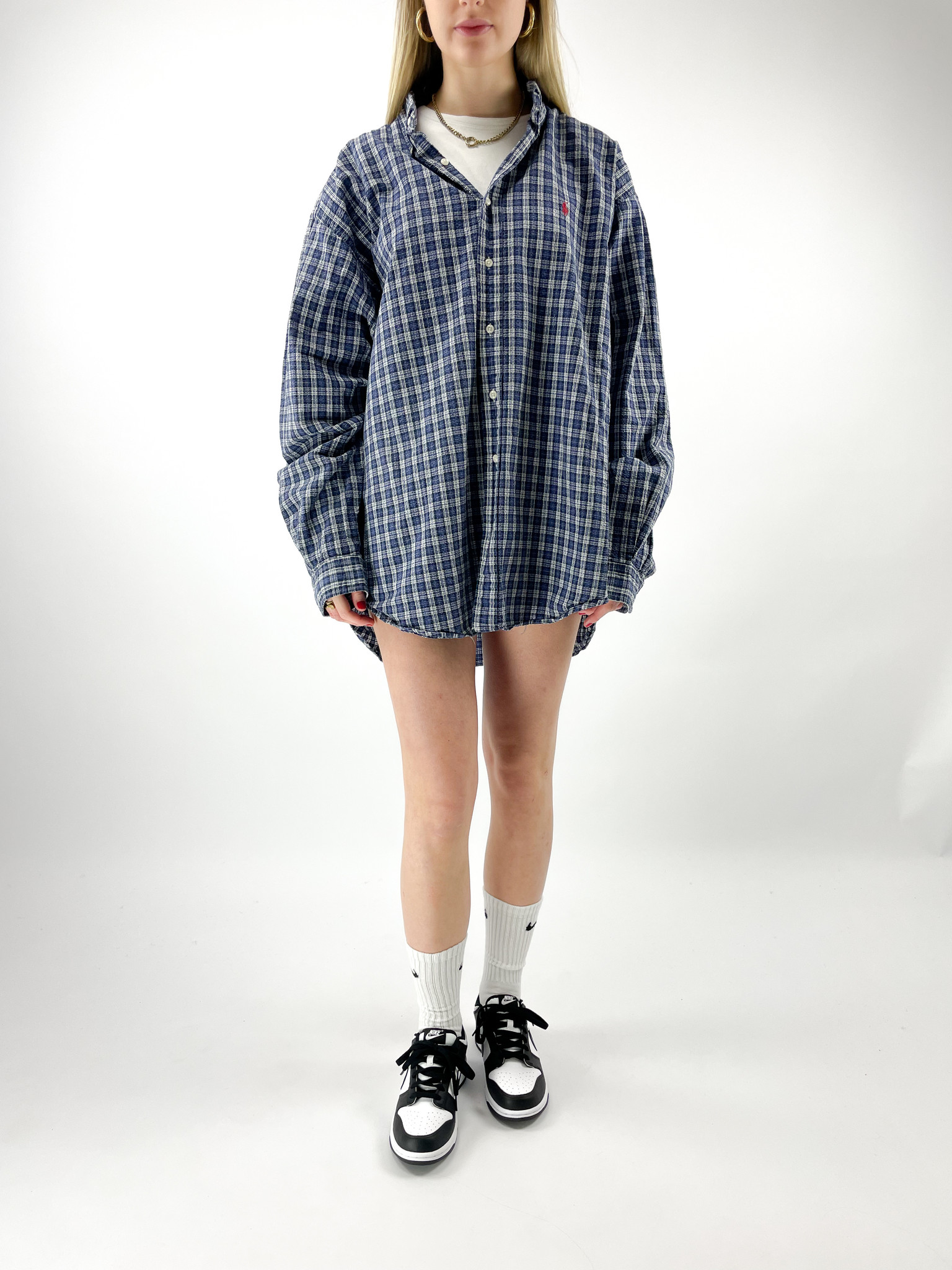 Ralph Lauren Red horse blue shirt 2XL