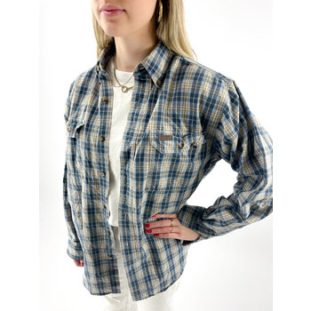 Carhartt Blue shirt M (Fits L)