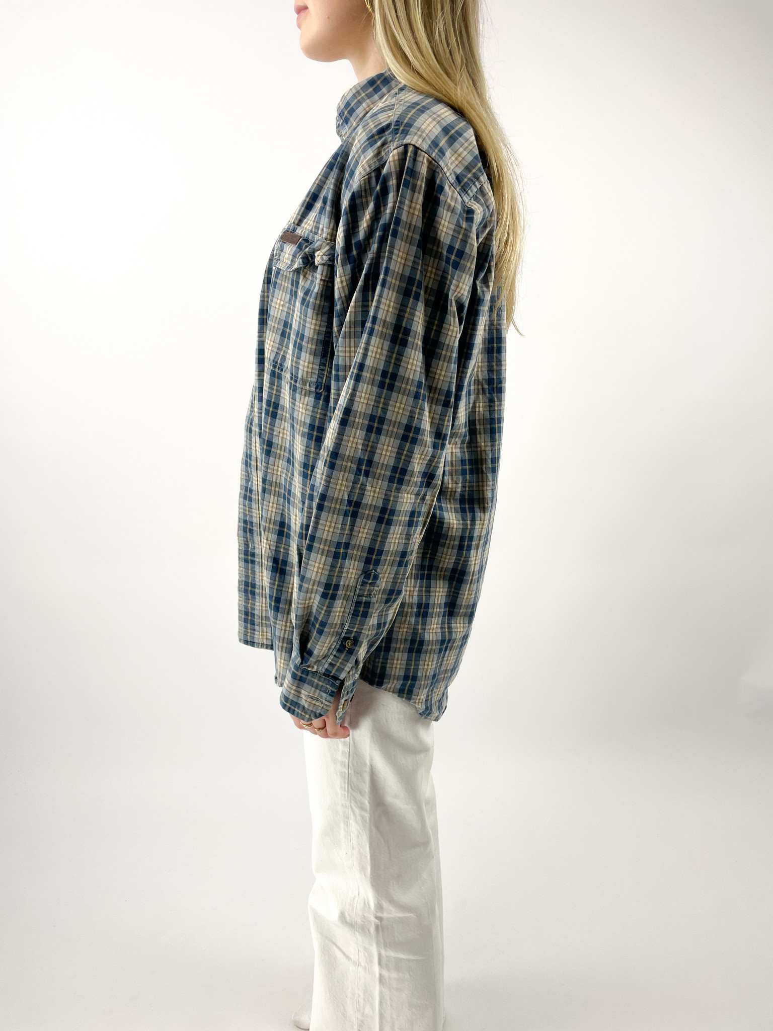 Carhartt Blue shirt M (Fits L)