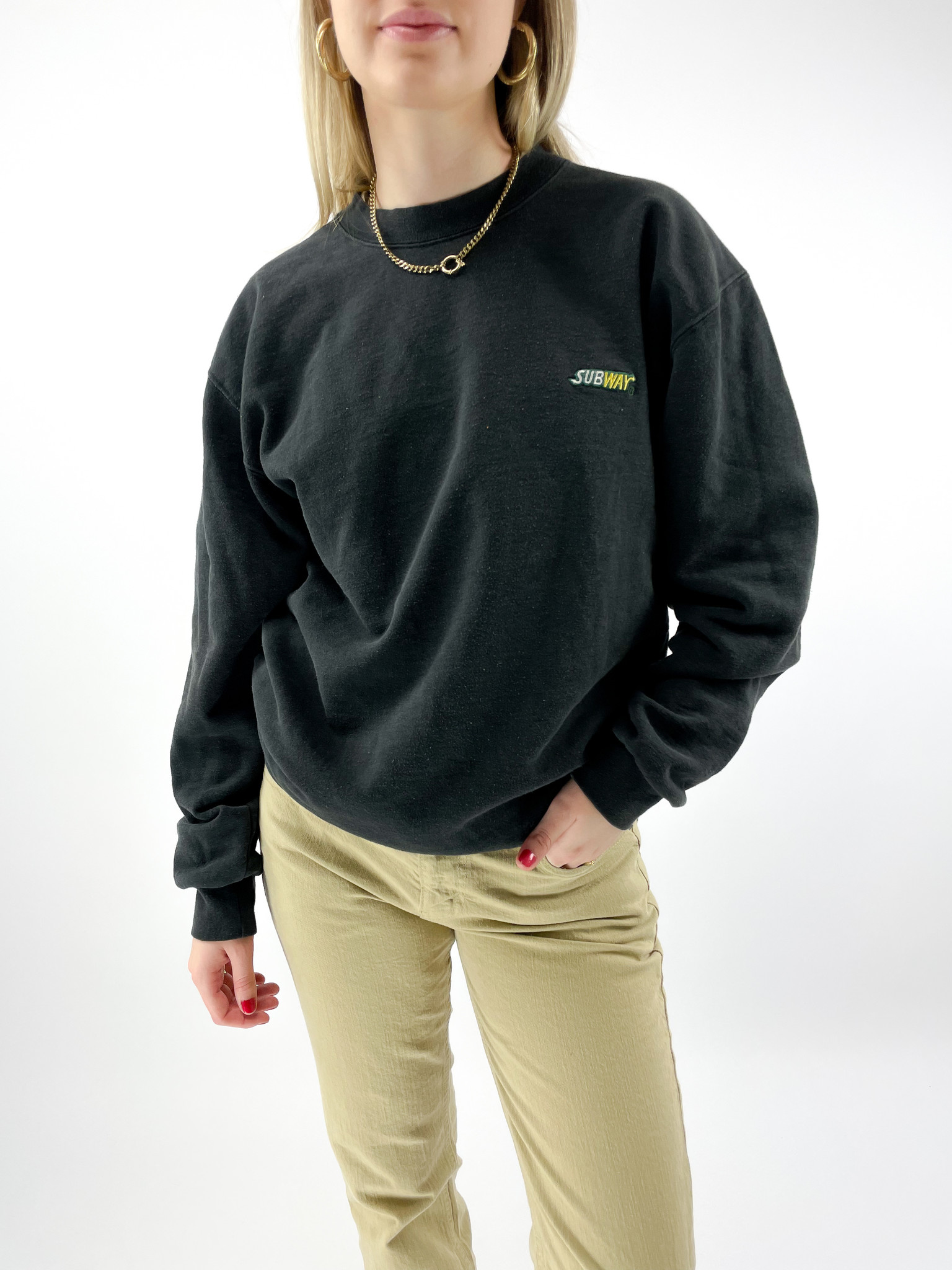 Unbranded Subway Sweatshirt M