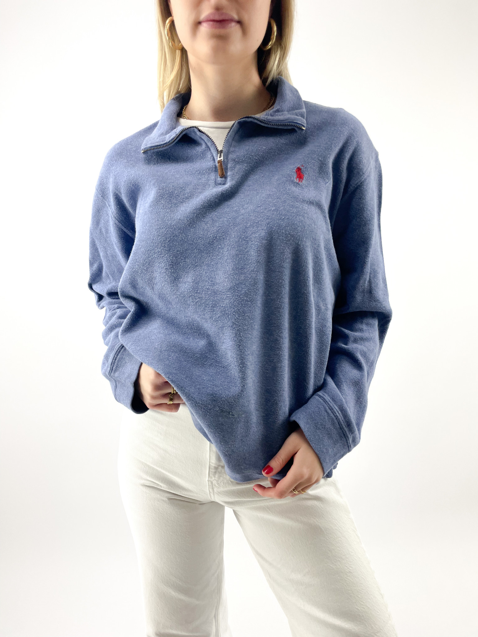 Ralph Lauren 1/4 Zipper Polo L (Fits M)