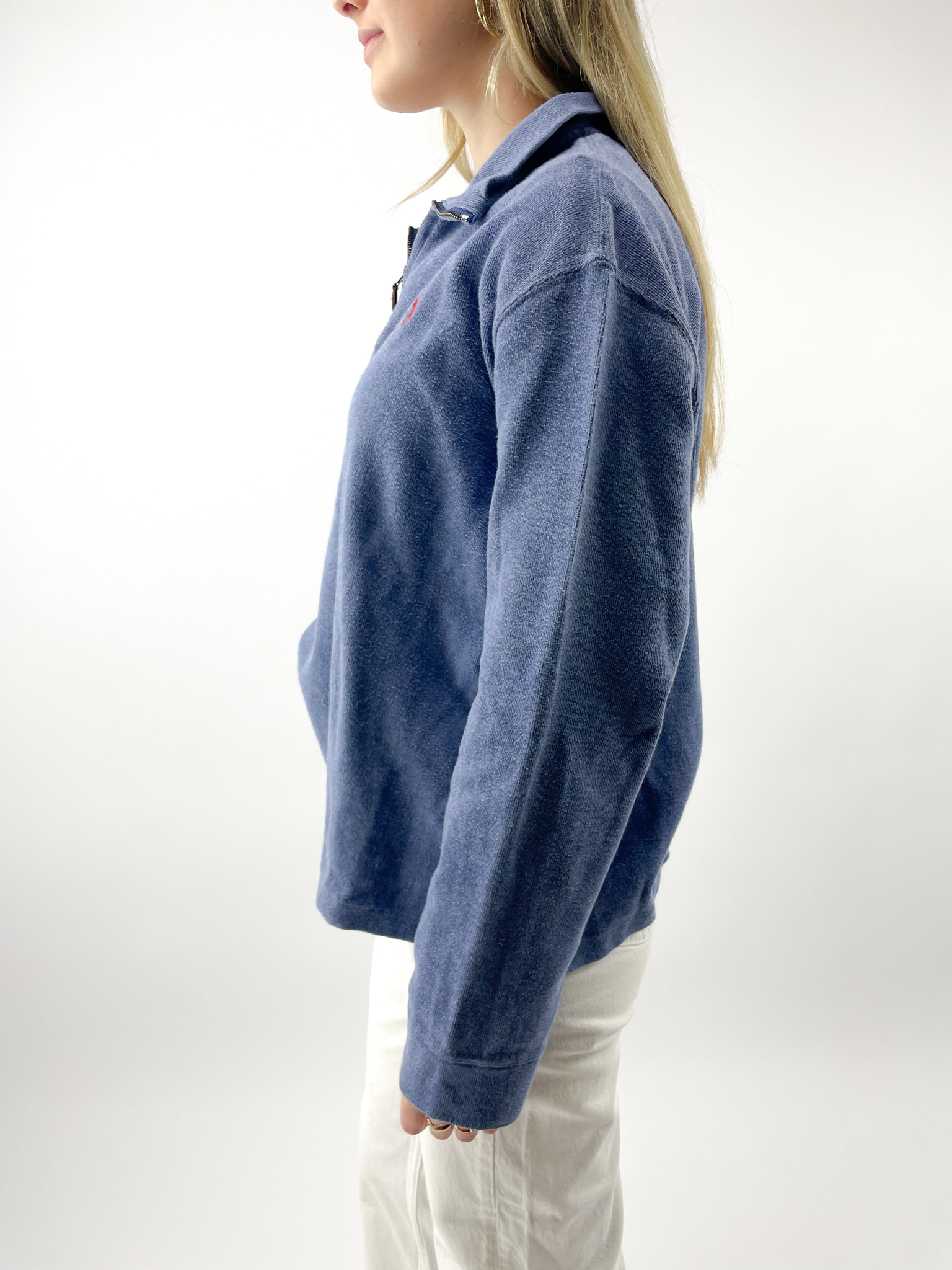 Ralph Lauren 1/4 Zipper Polo L (Fits M)