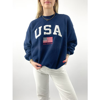 Russel USA Flag Embroided XL (Fits M/L)