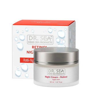 Crema de noche con retinol para pieles maduras