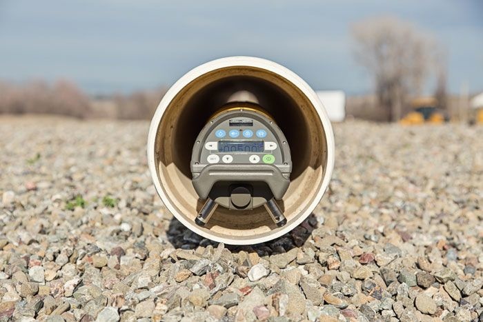 TP-L5G Rioollaser met automatische uitlijning GROEN