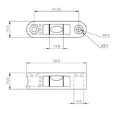 Libel voor rioollaser target 55x15x15
