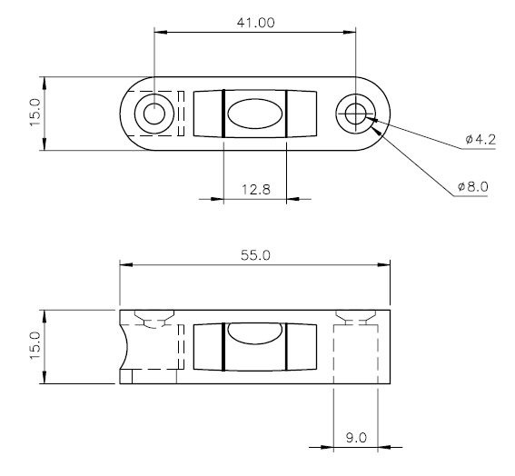 Libel voor rioollaser target 55x15x15