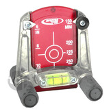 Target met houder Rood voor DG rioollasers