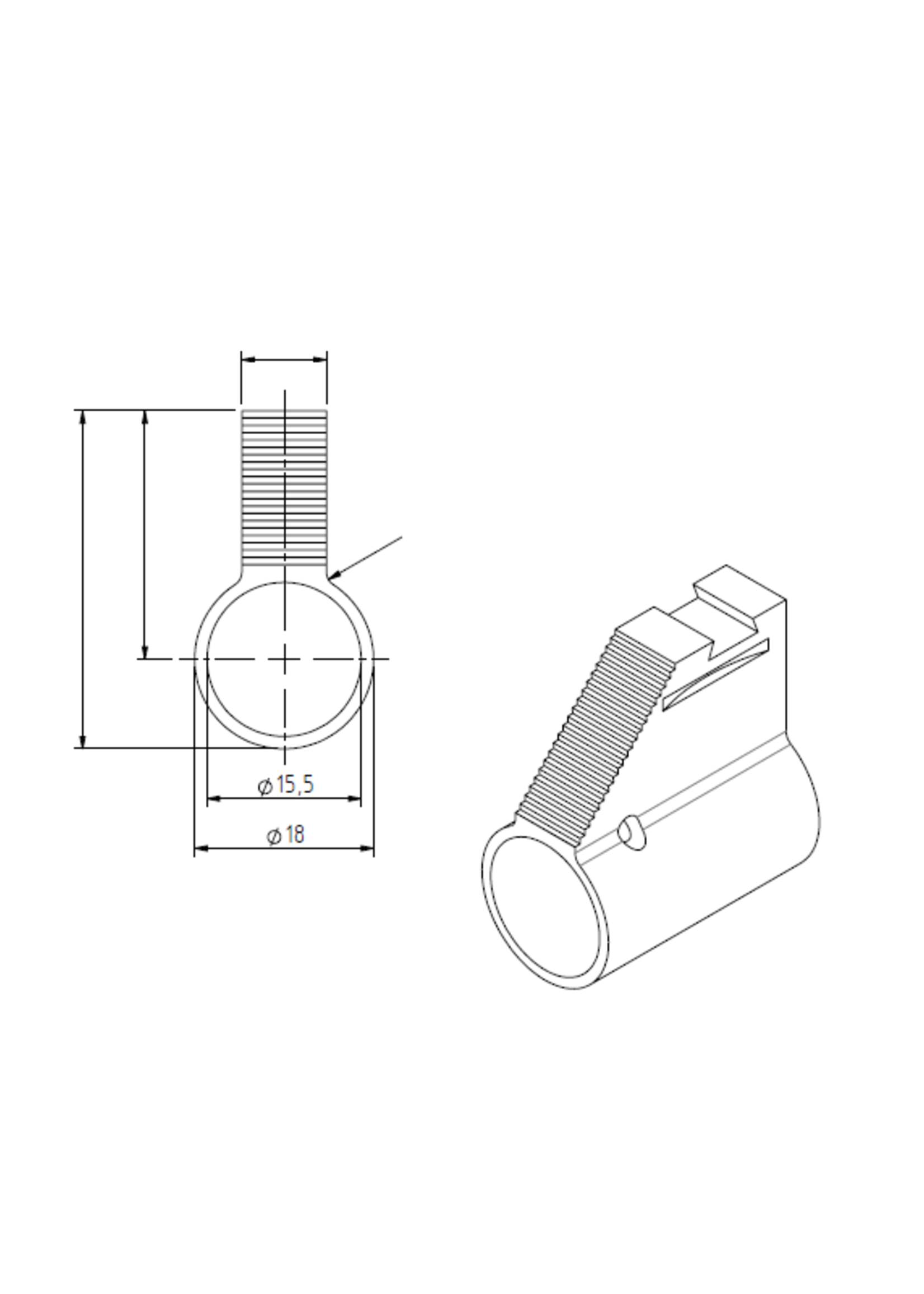 PRE ORDER 15.5mm Front Sight Base for the G43 and K43 German rifle