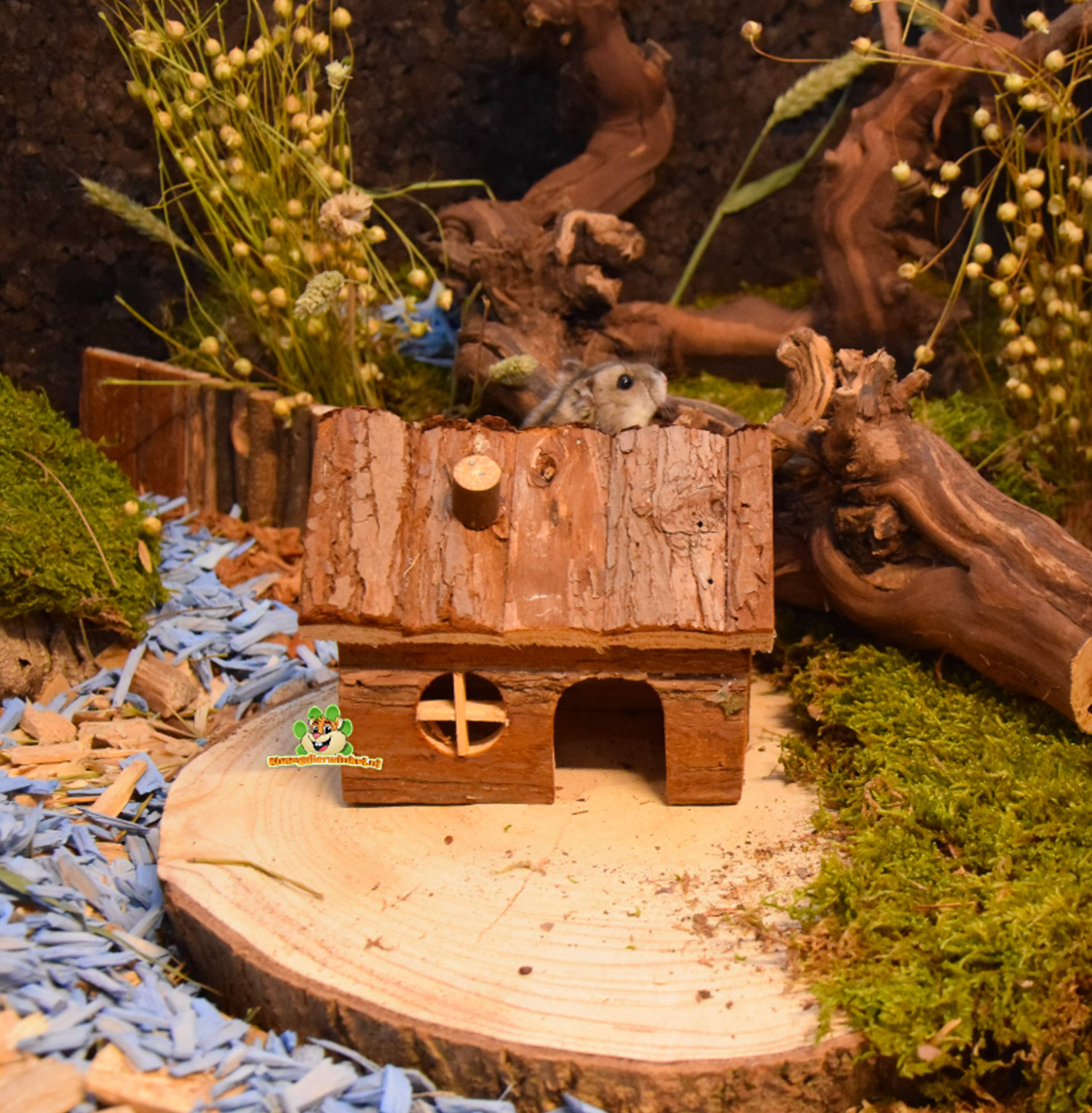 Geeft een knusse verstop/slaapplek