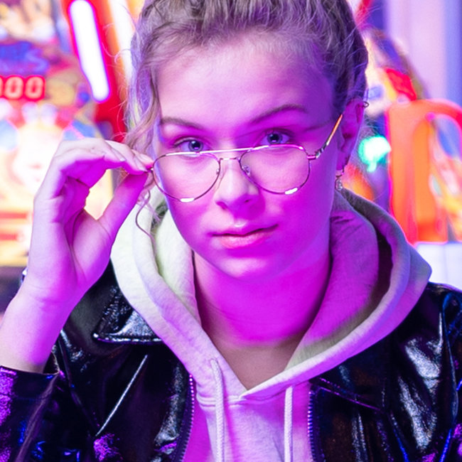 ANM Eyewear Coney island - Roze gold-06