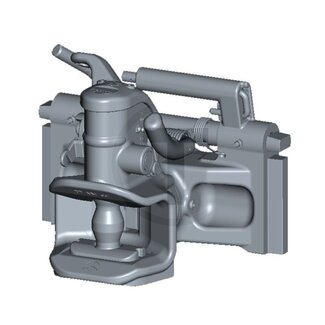 Sauermann Anhängebock 38 mm, 320 / 30 / 20 mm, 2000 kg, 97,1 kN, Zugöse Ø 40 mm