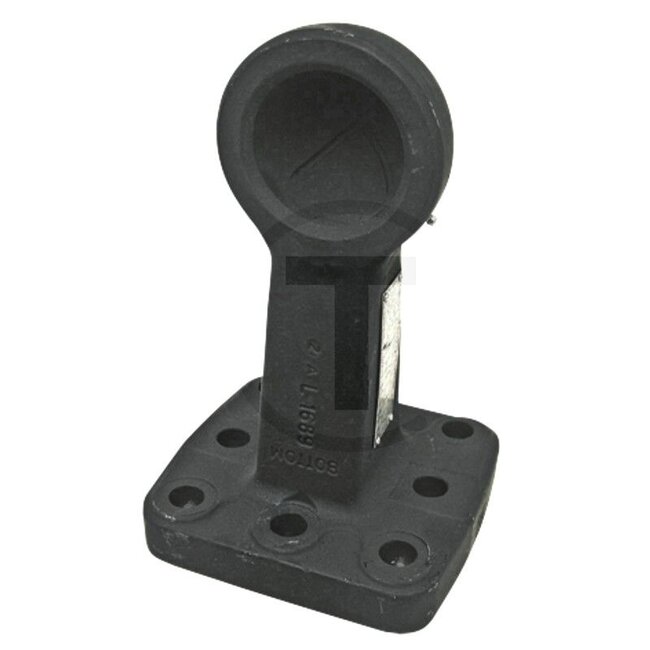 Scharmüller Zugöse 8-Loch-Flansch - K80 Kugel - 110 x 100 mm - Länge 240 mm - 3000 kg - Schwarz - 0.652.92.1-A02, 00.652.92.1-A02