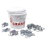 Borgveren 20x verzinkt enkel gebogen 2, 3, 4, 5, 6 mm verzinkt