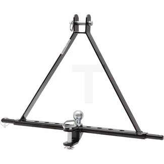 Aanhangwagenkoppeling trekbok - 661 mm - 45 pk