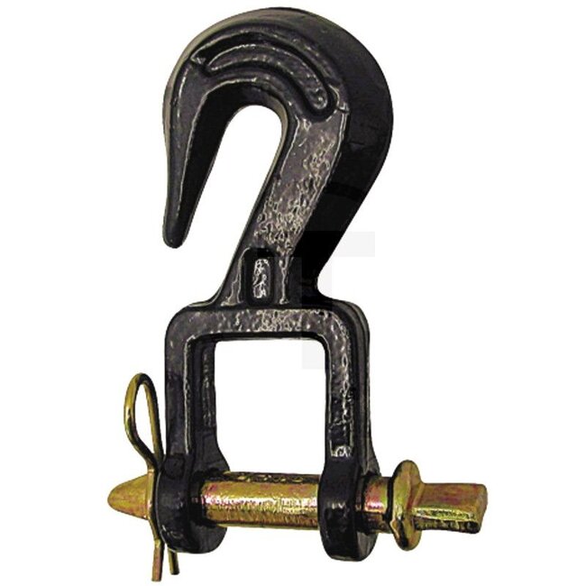 Haak voor gatenbalk 90 mm - 190 mm - 19 mm - 4300 kg